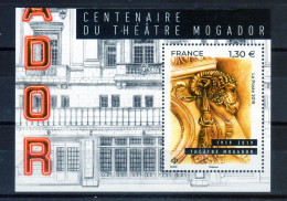 FR 2019--1/2 FEUILLET 5313/14 " Centenaire Du Théatre MOGADOR "  1 Timbre à 1.30 € -  Architecture Illustrée-neuf** - Unused Stamps