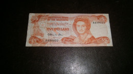 BAHAMAS 5 DOLLARS 1984 - Bahama's