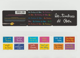 France 2011 Carnet Non Plié 12 Timbres Yvert Et Tellier N° BC609 Les Timbres De Ben - Sonstige & Ohne Zuordnung