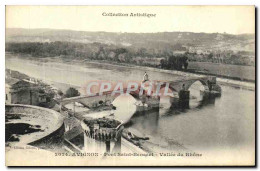 CPA Avignon Pont Saint Benezet Vallee Du Rhone - Avignon (Palais & Pont)