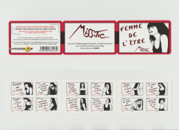 France 2011 Carnet Non Plié 12 Timbres Yvert Et Tellier N° BC538 Femme De L'être Miss.Tic - Andere & Zonder Classificatie