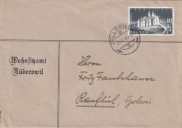 Motiv Brief  "Wohnsitzamt Rüderwil" - Ranflüh       1948 - Lettres & Documents