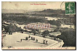CPA Pau Nouvelle Terrasse De La Place Royale Et Partie Est De La Chaine Des Pyrenees - Pau