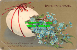 R530690 Loving Easter Wishes. An Easter Egg With Emblem True. E. A. Schwerdtfege - Monde