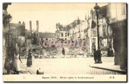CPA Reims Apres Le Bombardement Militaria - Reims