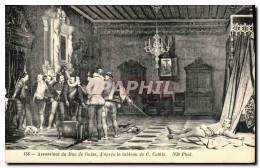 CPA Blois Assassinat Du Due Guise D Apres Le Tableau De C Comte - Blois
