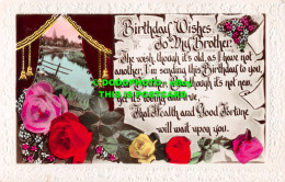 R530703 Birthday Wishes To My Brother. The Wish Though Its Old As I Have Not. N. - Monde
