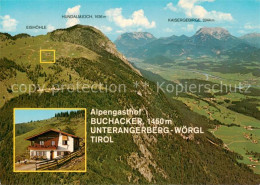 73788053 Unterangerberg Tirol AT Alpengasthof Buchacker Blick Zum Kaisergebirge  - Andere & Zonder Classificatie