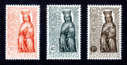 LIECHTENSTEIN 1954 - Yvert N° 291/293 - NEUFS ** LUXE / MNH - 3 Valeurs, TB - Unused Stamps