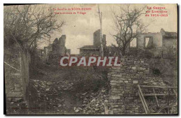 CPA Militaria La Bataille De Rozelieures Vue Interieure Du Village - Guerre 1914-18