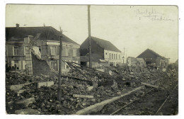 Avelghem  Avelgem    FOTOKAART Van Het Vernielde Station   STATION GARE STATIE - Avelgem