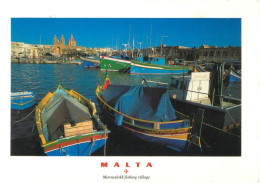 Navigation Sailing Vessels & Boats Themed Postcard Malta Fishing Boats - Sailing Vessels