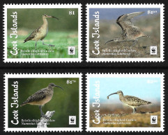 BIRDS Cook Islands 2017 BIRDS Oiseaux Vögel Fauna Pajaros Wild Life Song Bird WWF MNH Stamps Full Set Luxe - Andere & Zonder Classificatie