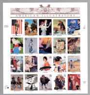 USA ** Im Bogen 3405-24 American Illustrators - Andere & Zonder Classificatie