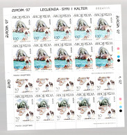 Albanien, "Europa" 1997 (Sagen) In Kleinbogen, ** (MNH) - Albanien