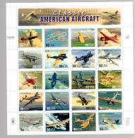 USA ** Im Bogen 2833-52 Classic American Aircraft - Sonstige & Ohne Zuordnung