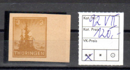 SBZ-Thüringen Mi.-Nr. 92 VII Postfrisch, Sign. StröhBPP. - Sonstige & Ohne Zuordnung
