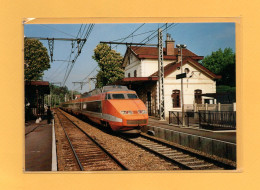 (27/04/24) 78-CPSM JOUY EN JOSAS  PASSAGE DU TGV - Jouy En Josas