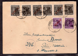 Berlin, Fernbrief Mit MiF. Schwarz-/Rot-Aufdruck - Lettres & Documents