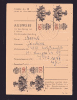 DDR., Me.F. Mi.-Nr. 3025 Auf Ausweiss-Karte. - Cartas & Documentos