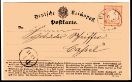 Hufeisen-St Wesel 40 Auf DR. Mi.-Nr. 3., Befund Sommer - Storia Postale