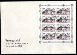 DDR, FDC  Kleinbogen "Jungfernbrücke" - Altri & Non Classificati