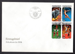 DDR, FDC Zus.-dr. "Zirkuskunst In Der DDR (2)" - Other & Unclassified