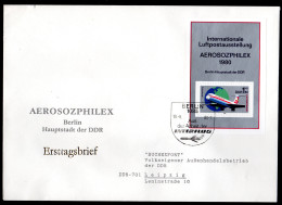 DDR, FDC Block "Internationale Luftpostausstellung" - Altri & Non Classificati