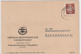 DDR-Dienstpost: Firmenbrief 1. Periode Mit EF Nr. 3x, Geprüft - Autres & Non Classés