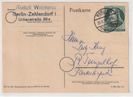 Berlin - Glocke Links, 10 Pfg. Auf Ortskarte - Briefe U. Dokumente