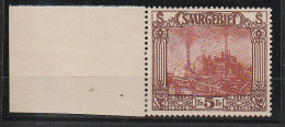 Saargebiet: Nr. 97 Randstück, ** (MNH) - Altri & Non Classificati