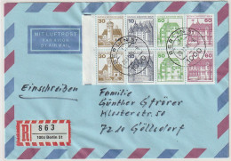 Berlin: Heftchenblatt 20 Auf LP-R-Fernbrief - Storia Postale