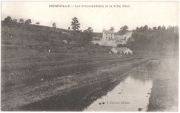 CPA DE MÉRÉVILLE  (ESSONNE)  LES CRESSONNIÈRES ET LA VILLA PAUL - Mereville