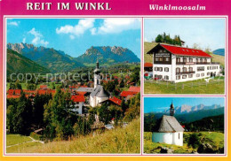 73787768 Reit Winkl Panorama Mit Kaisergebirge Winklmoosalm Kapelle Reit Winkl - Reit Im Winkl
