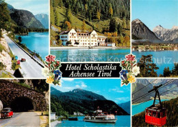 73787766 Achensee Hotel Scholastika Seepartien Tunnel Seilbahn Achensee - Sonstige & Ohne Zuordnung