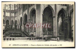 CPA L Abbaye De Saint Denis Choeur Et Galerie De L Abside Cote Gauche - Saint Denis