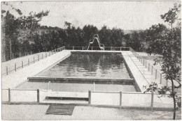 CPSM DE MÉRÉVILLE  (ESSONNE)  PISCINE DE L'U. S. M. - Mereville