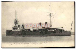 CPA Bateau Guerre Marine De Guerre L Amiral Aube - Steamers