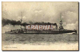 CPA Bateau Guerre L Amrial Aube Croiseur Cuirasse  - Steamers