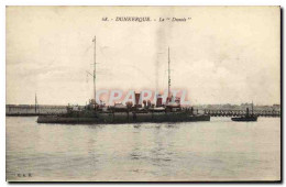 CPA Bateau Guerre Dunkerque Le Dunois - Steamers