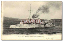 CPA Bateau Guerre Le Dunois Aviso Torpilleur D Escadre - Steamers