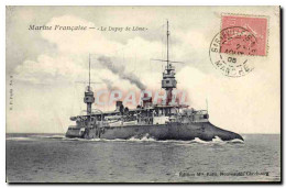 CPA Bateau Guerre Marine Francaise Le Dupuy De Lome  - Steamers