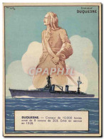CPA Bateau Guerre Duquesne Croiseur  - Steamers