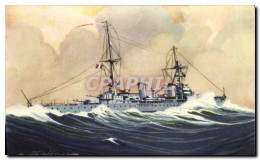 CPA Bateau Guerre Croiseur De Classe Duquesne Haffner  - Steamers
