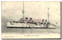 CPA Bateau Guerre Le Dupleix Croiseur Cuirasse - Steamers