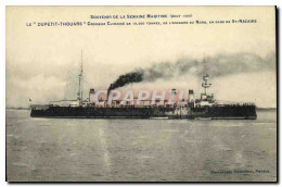 CPA Bateau Guerre Souvenir De La Semaine Maritime Le Dupetit Thouars Croiseur Cuirasse En Rade De St - Steamers