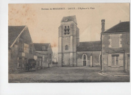 AJC - Environs De Beaugency - Lailly - L'eglise Et La Place --------------------etat--------------- - Andere & Zonder Classificatie