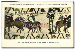 CPA Bayeux Tapisserie De La Reine Mathilde La Suite De Guillaume - Bayeux