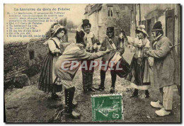 CPA La Lanterne Du Gars De Falaise Folklore Costume - Falaise