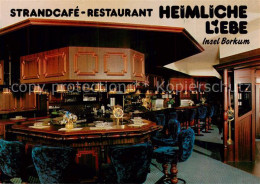 73787488 Borkum Nordseeheilbad Strandcafe Restaurant Heimliche Liebe Bar  - Borkum